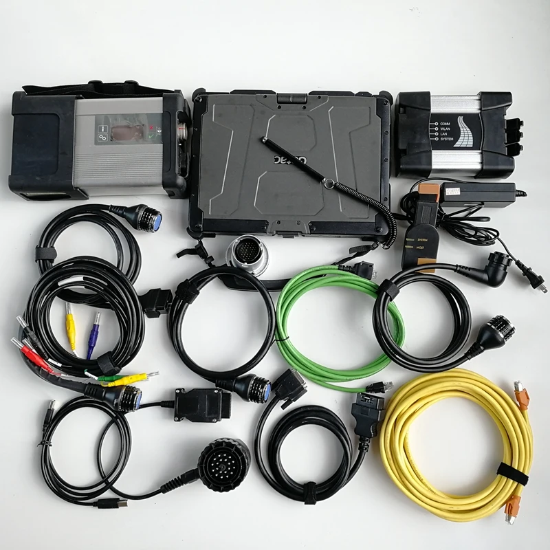 MB Star C5 SD и для BMW Icom Next 2 в 1 б/у ноутбук getac V110 I5 4G с 2шт SSD новейшее программное