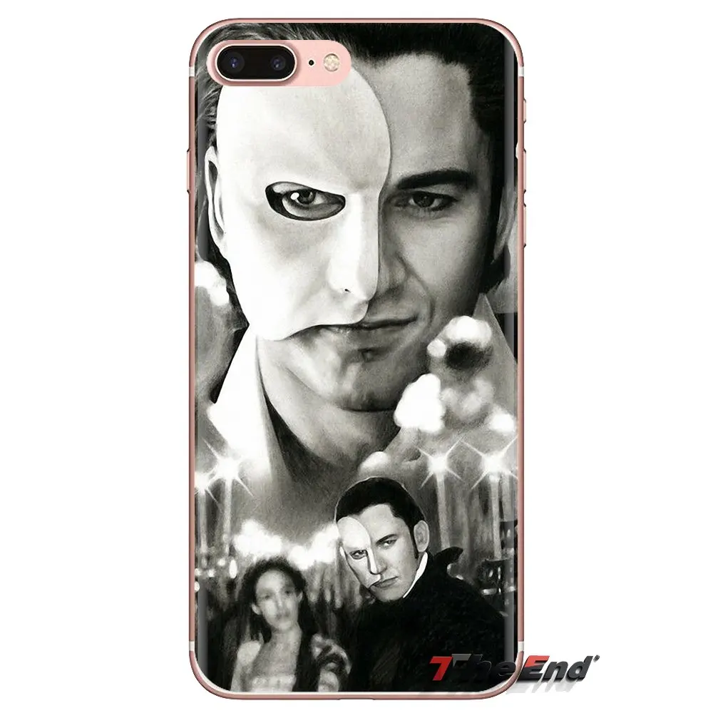 Силиконовый чехол для телефона Phantom of The Opera Love Mask iPod Touch Apple iPhone 4 4S 5 5S SE 5C 6 6S 7 8 X XR XS