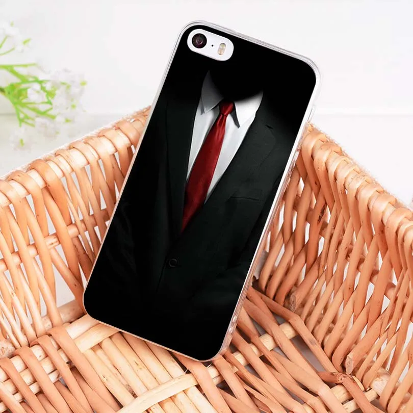 Чехол MaiYaCa Dark Suit Mystery Man Black Scrub из мягкого ТПУ для iPhone 8 7 6 6S Plus X 5 5S SE 11pro | Мобильные