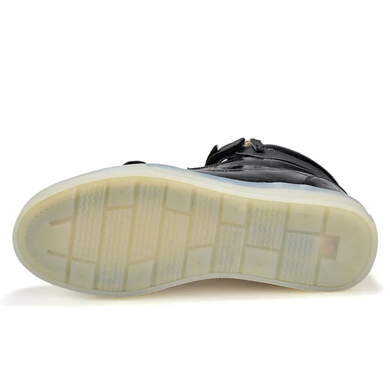 Модная мужская обувь с подсветкой 8 видов цветов светящаяся высоким берцем для