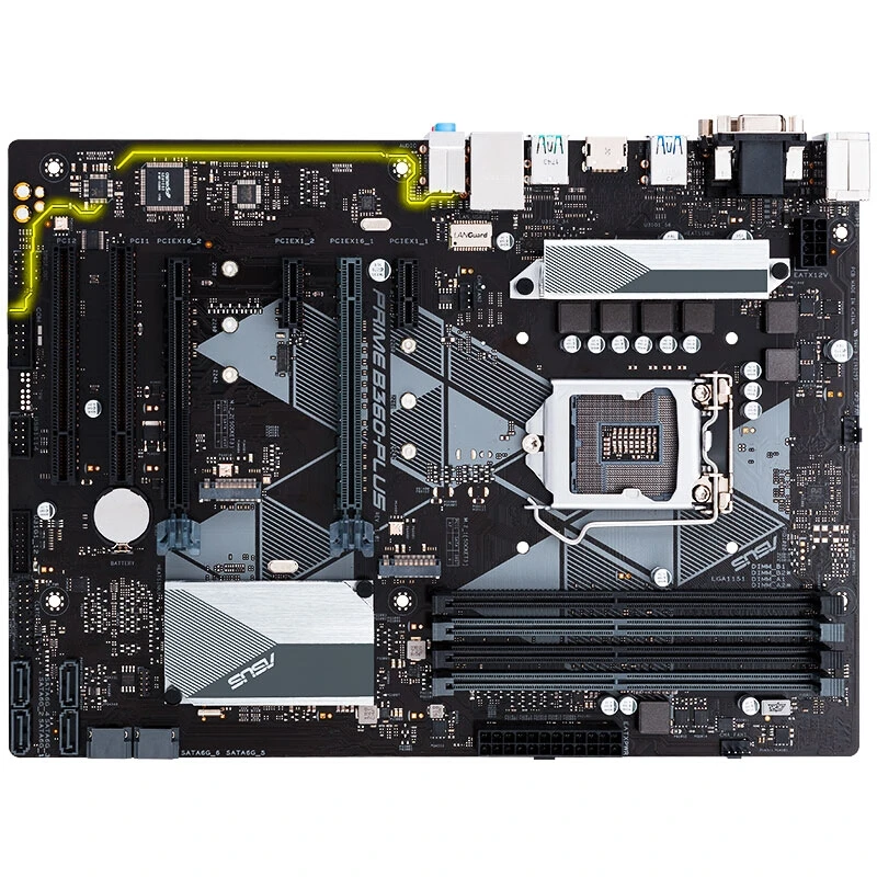 Новая настольная Материнская плата ASUS PRIME B360-PLUS B360 LGA 1151 DDR4 ATX материнская плата серии Master PC материнская плата