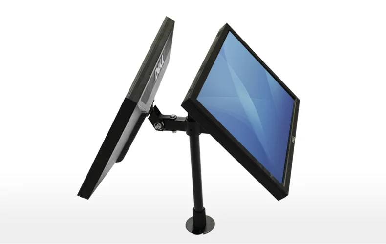 Двойной держатель ЖК светодиодный Тора с креплением на рабочий стол|monitor holder|dual