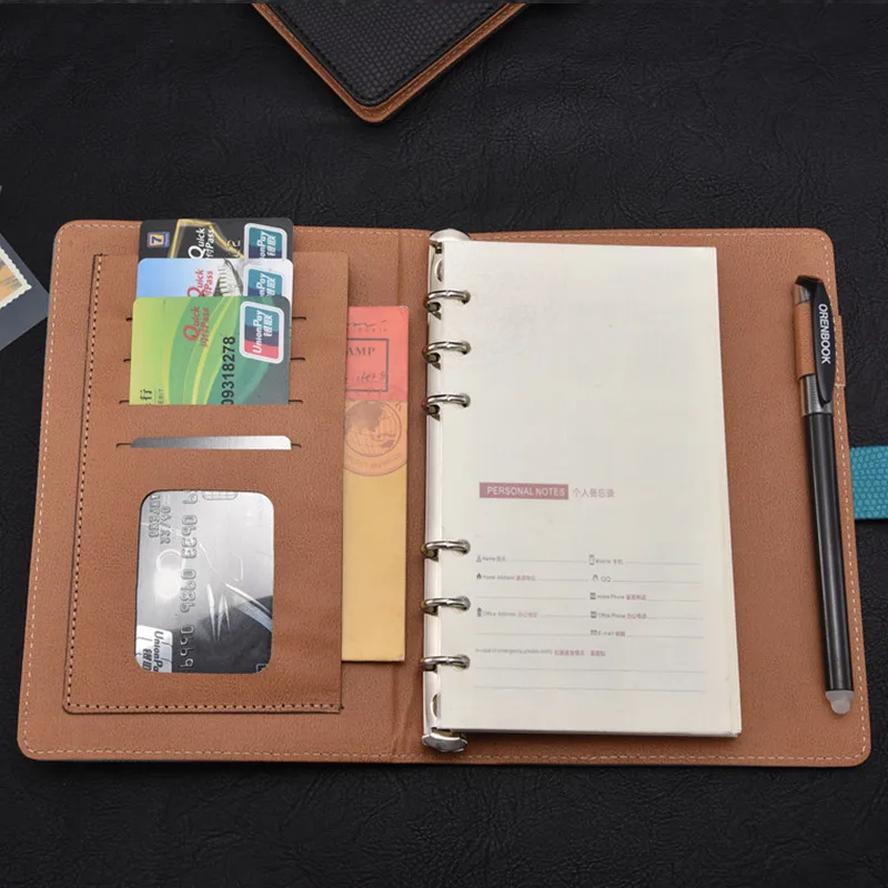 

Code Diary Multifunctional Locked Loose-leaf Code Book For College Students