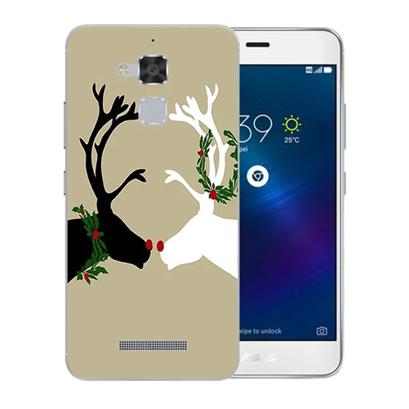 Высококачественный чехол для ASUS Zenfone 3 Max ZC520TL 5 2 &quotВеселый X'MAS шаблон Мягкий