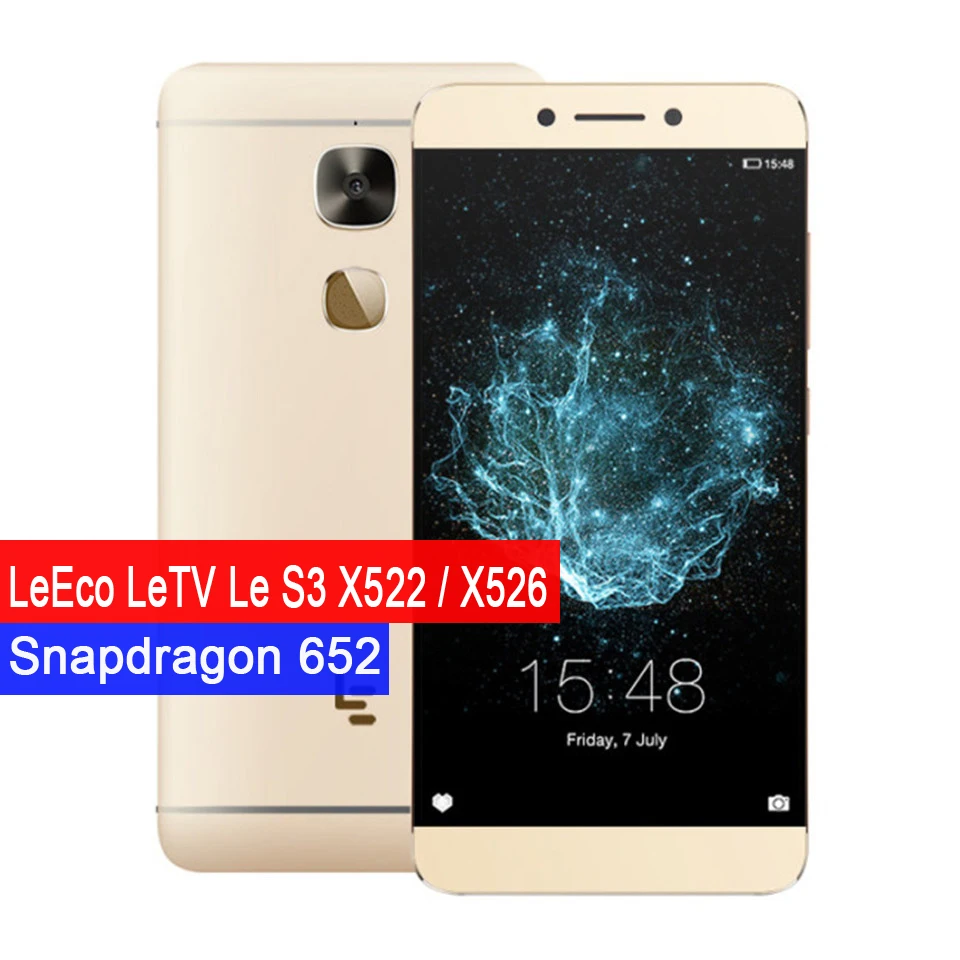 LeEco LeTV Le S3 X522 X526 5,5 дюймов Octa core Snapdragon 652 3 ГБ Оперативная память 32 ГБ Встроенная память 16.0MP Android 6,0 3000 мАч 4G LTE Мобильного Телефона