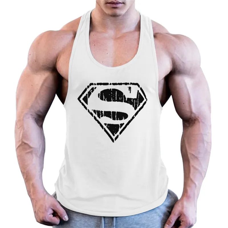 picture colour Мужская летняя майка для фитнеса, бодибилдинга, майка для тренажерного зала с принтом черепа, Мужская майка, одежда для фитнеса, хлопковая рубашка без рукавов - Цвет: picture colour