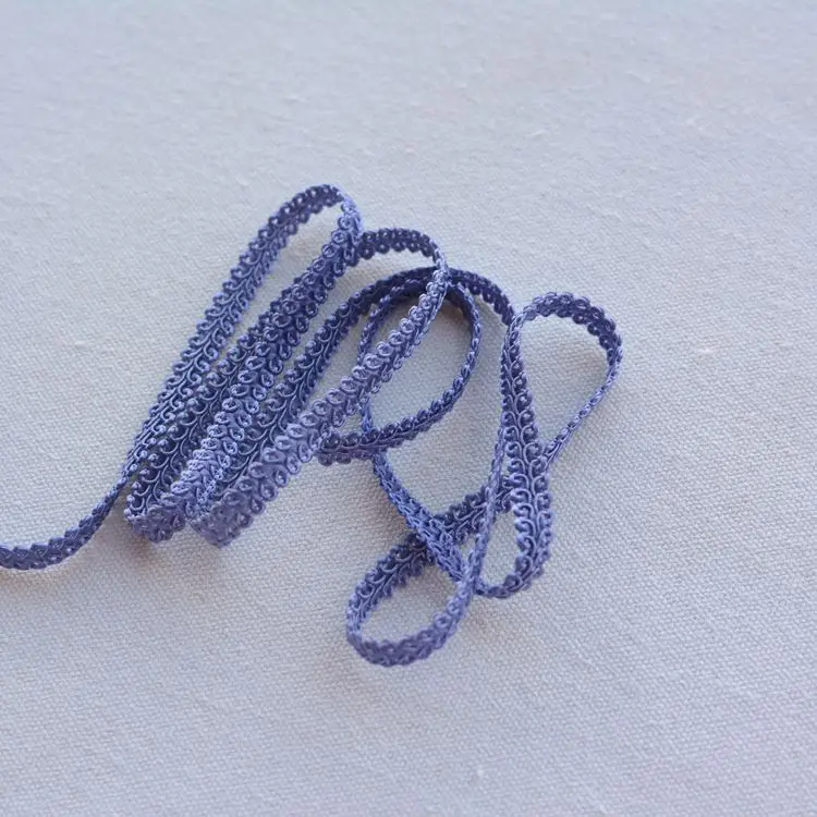 Новейшая Тюлевая кружевная ткань фиолетовая розовая отделка лента свадебная для