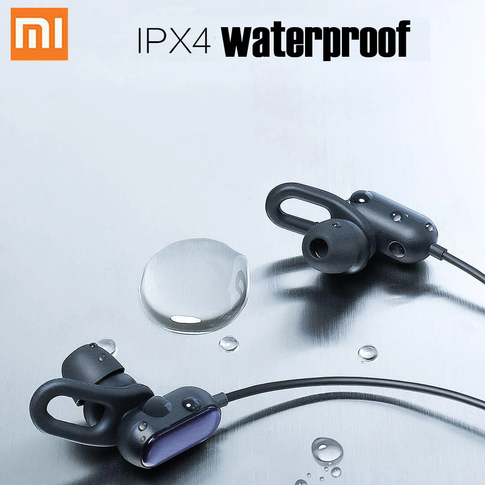 Newest Xiaomi Sport Bluetooth Earphone Youth version Headset With Mic Sports Wireless Earbuds 4.1 Waterproof | Электроника