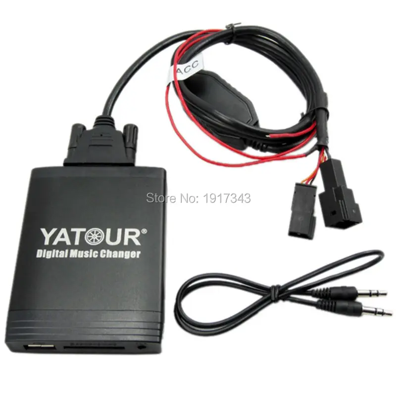 Автомобильный цифровой музыкальный переходник YATOUR для CD MP3 SD USB AUX адаптер