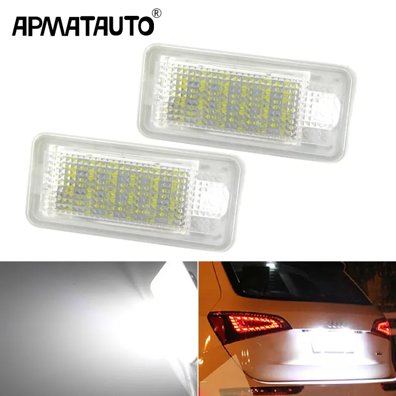 Комплект из 2 предметов белый 3 Вт 18SMD светодиодный номерной знак светильник Led
