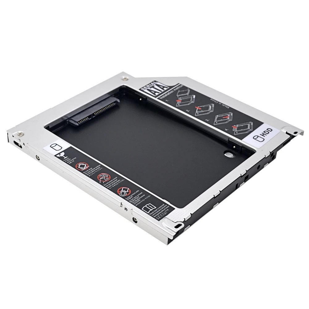 Высокопроизводительный чипсет SATA 3 0 2nd HDD Caddy 9 5 мм для 2 &quotжесткого диска SSD чехол