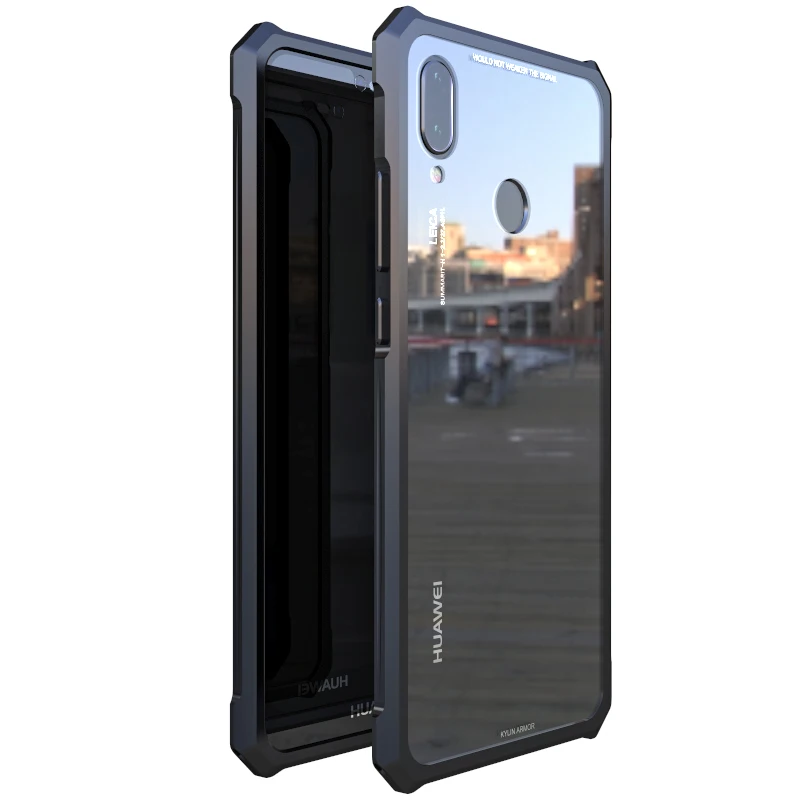 Для huawei P20 Lite защитный чехол самолета Бампер металлический винт сотовый телефон