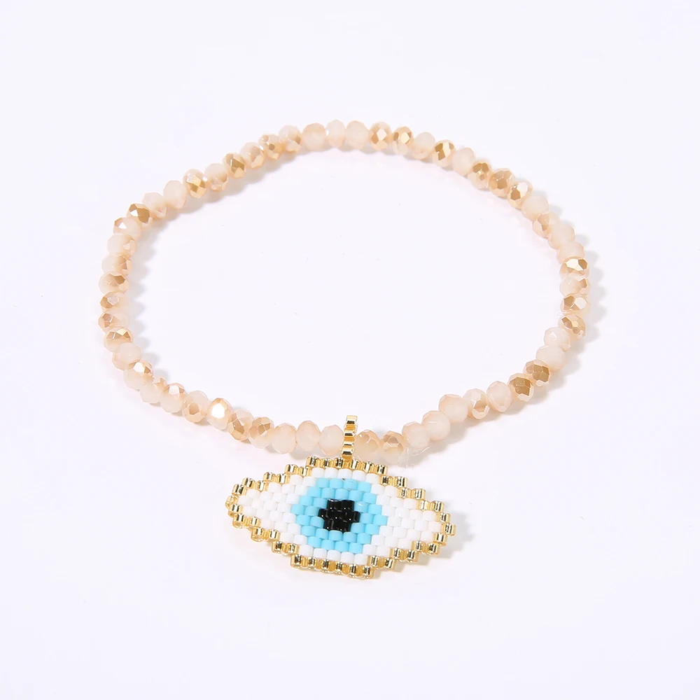 Женский браслет с кристаллами RTTOOAS плетеный ручной работы бусинами MIYUKI Pulseira