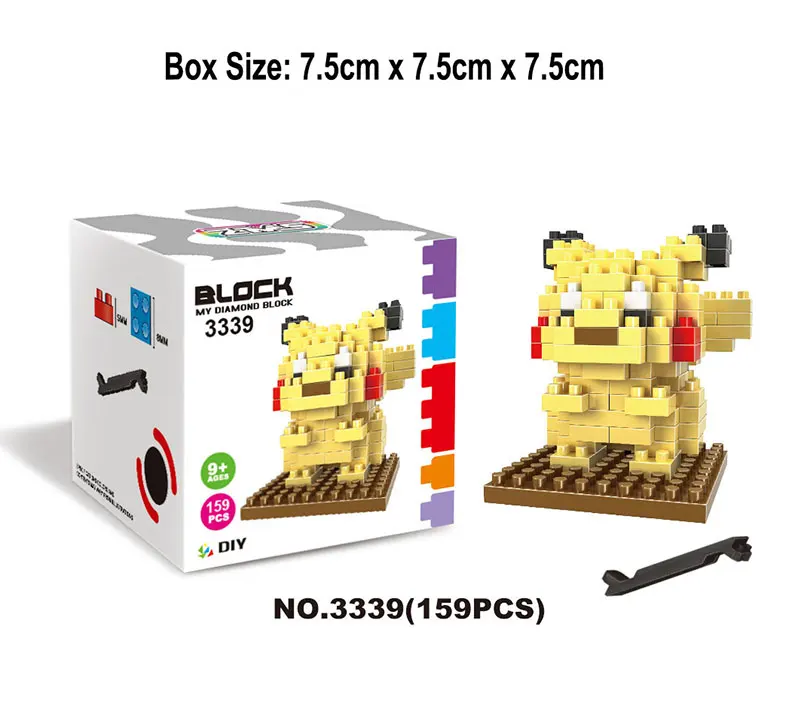 Высокое качество Детские игрушки сборка микро алмазные строительные блоки LoZ