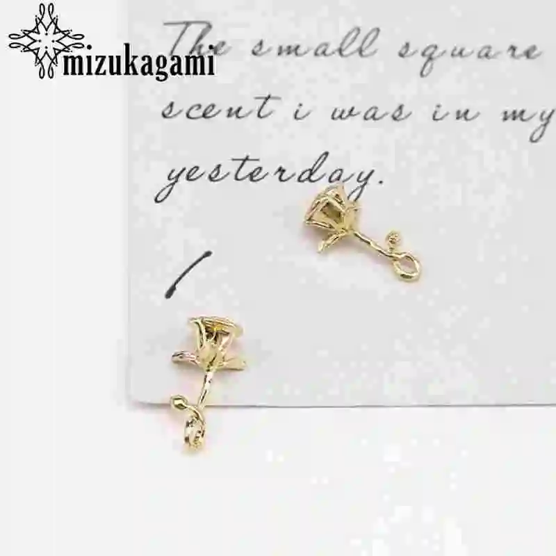 Цинковый сплав золотой металл неправильной формы амулеты серьги 10 шт./лот для DIY Мода Висячие серьги аксессуары для изготовления ювелирных изделий