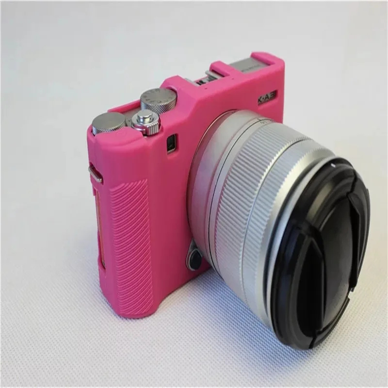 Ocotex Новый горячий силиконовый чехол резиновый корпус защитный для Fujifilm Fuji XA3 XA-3