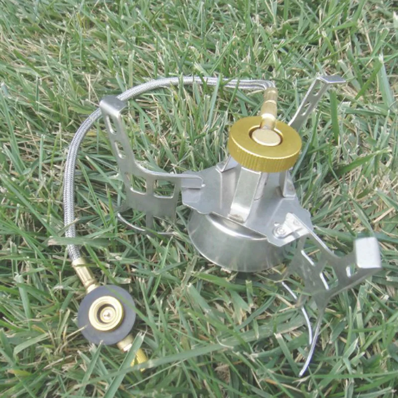 Ветрозащитная газовая плита Складная Походная для пикника уличная