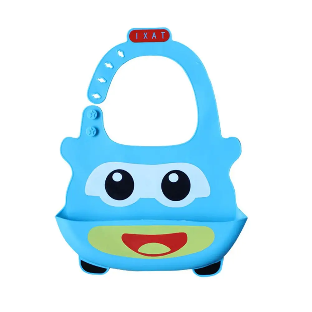 Baby Girls&ampBoys Silicone Saliva Towel Monkey Print Waterproof Bib Leakage-proof 3D Large Three-dimensional Rice Bowl Bibs | Детская