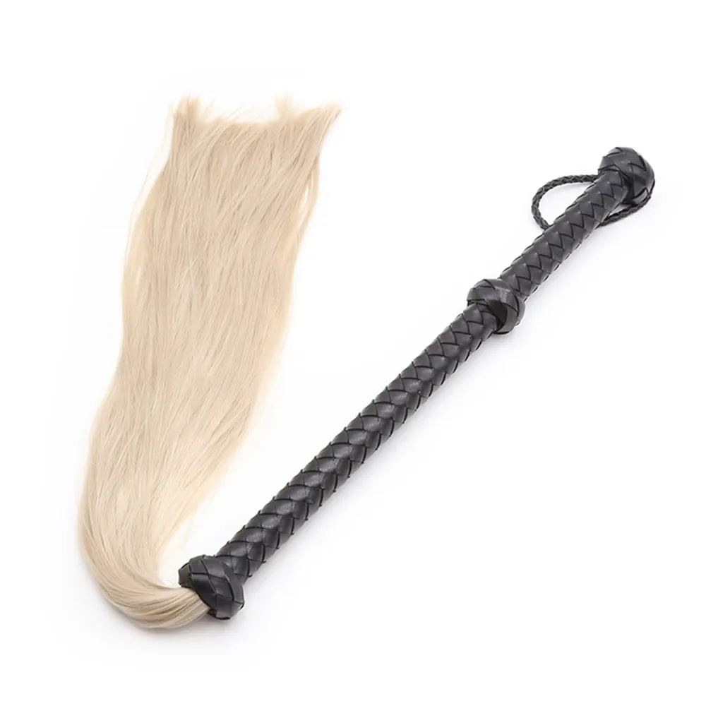 Конский хвост Кнутами flogger Ass порка БДСМ раба в Игры для взрослых пары Фетиш