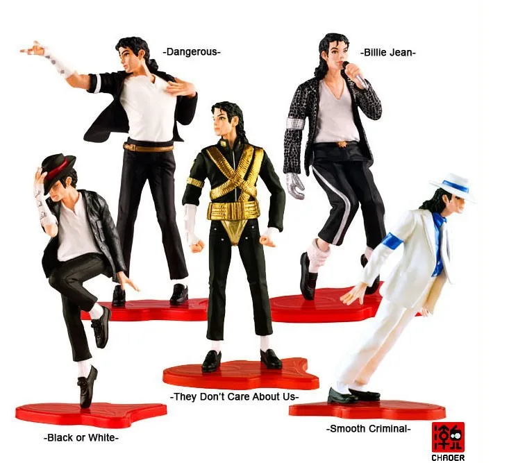 5 шт./компл. популярная статуя короля Джексона МДж кукла FOREVER Фигурка Статуя