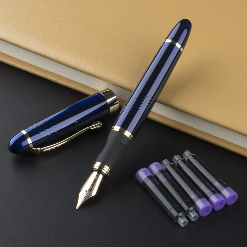 JINHAO X450 15 цветов перьевая ручка с золотым зажимом высококачественные офисные