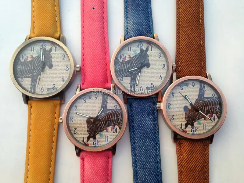 Новые Модные Винтажные часы для женщин из искусственной кожи с бронзовым