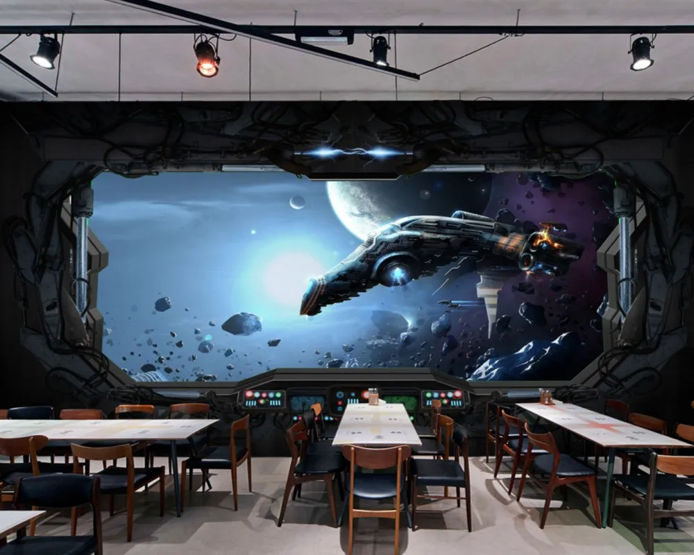 Бесплатная доставка Пользовательские 3D космические капсулы космический корабль