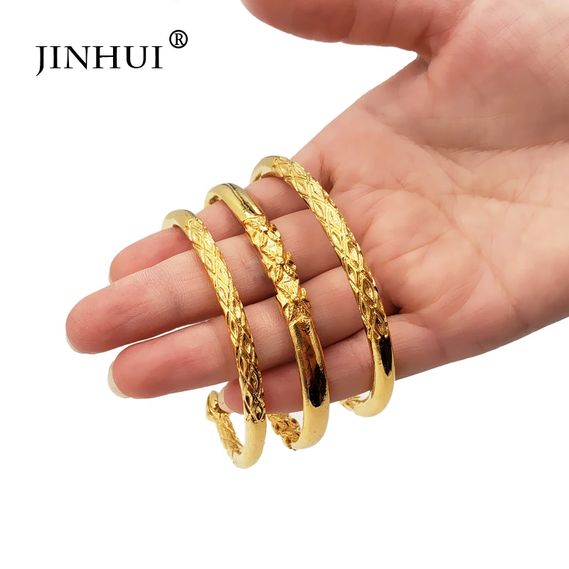 Jin Hui новые модные браслеты золотого цвета для женщин невесты