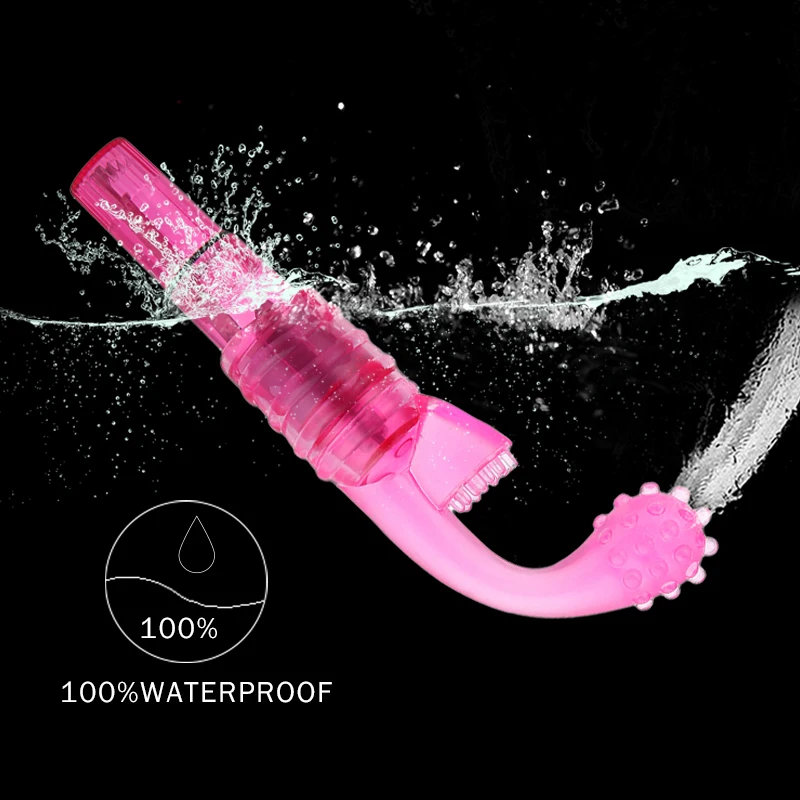 Интимные игрушки для женщин G Spot головка с пальцевой Вибратор массажер