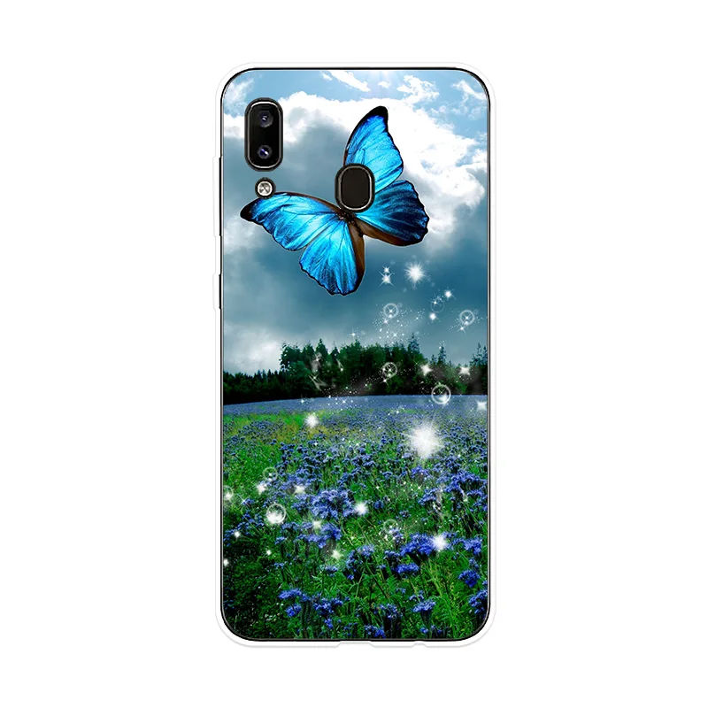 HD7 Силиконовый чехол с бабочками для Sumsung галактики A10 A20 A20E A30 A40 A50 A60 A70 A80 чехол для телефона чехол для Sumsung M10 M20 M30 крышка чехол - Цвет: HD7