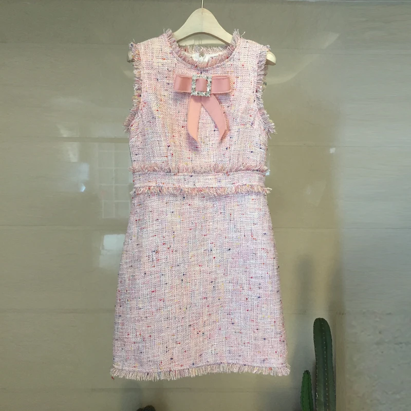 NIWIY Брендовое элегантное женское платье для вечерние Vestidos Verano 2021 твидовое
