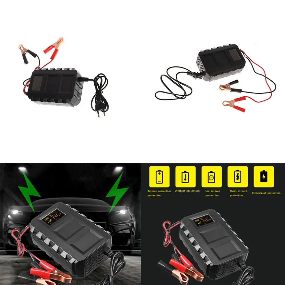 Умное зарядное устройство для свинцово кислотных аккумуляторов 20 А автомобиля