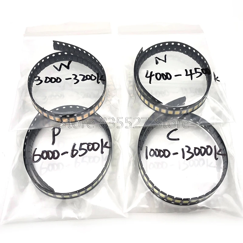 4 цвета * 50 шт. = 200 2835 SMD светодиоды светодиодный Ый/натуральный/теплый/холодный