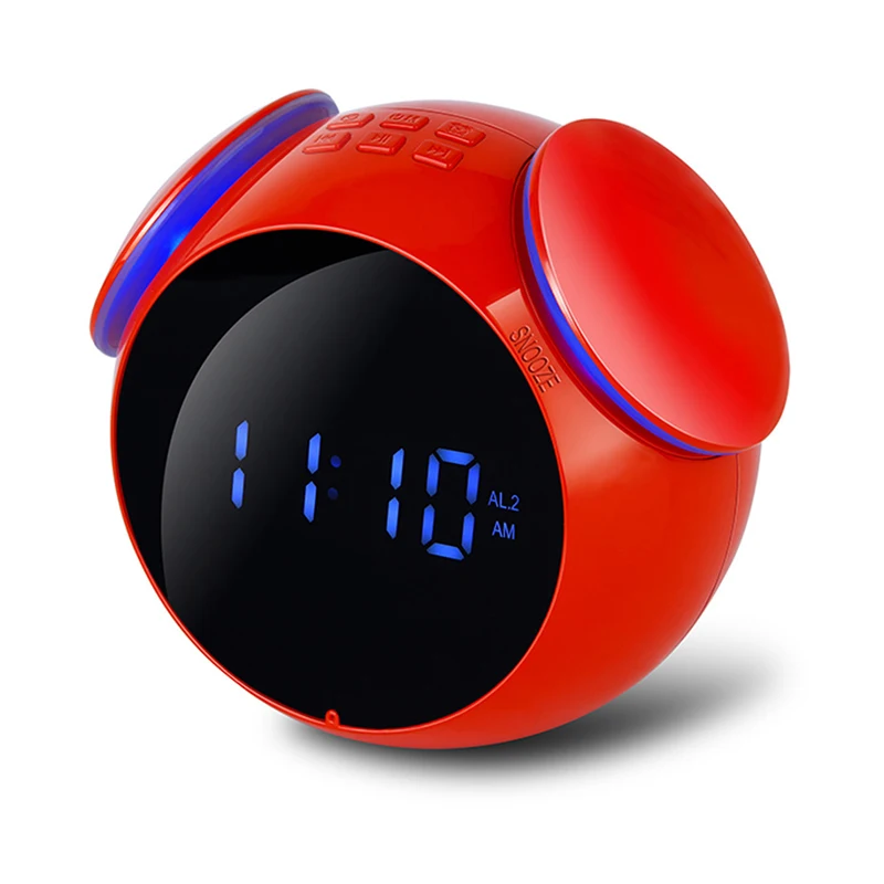 ML C08 2 в 1 Беспроводные bluetooth колонки с цифровым будильником уличное