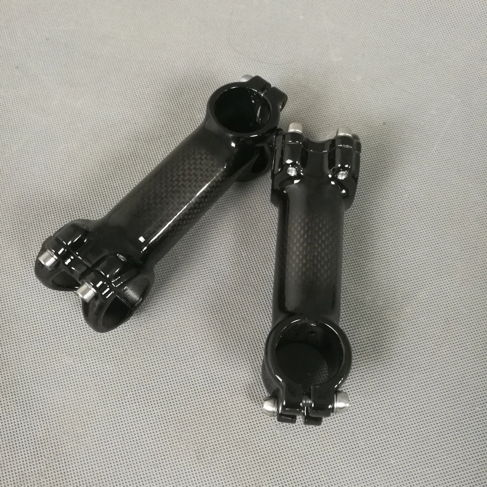 Стебель для руля дорожного велосипеда ST001 длина 100/110 мм диаметр из углеродного