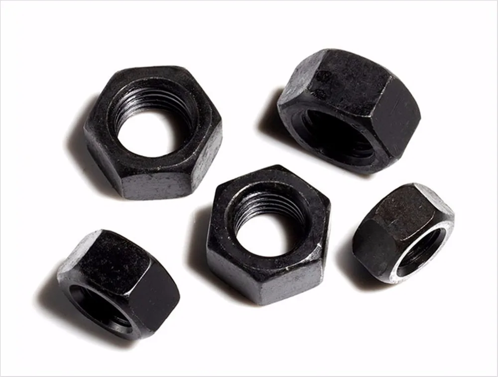 100pcs M2 M2.5 M3 Carbon Steel Black Hex Nut Hexagon Nuts Hexagonal Screw | Обустройство дома