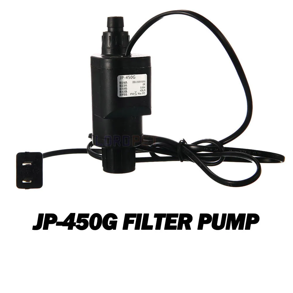 SUNSUN 6 Вт фильтр для аквариума Настольный Аквариум Внешний фильтр 400L/H 220V 110V HW-602B HW-603B HW-602 HW-603 - Цвет: jp450g pump