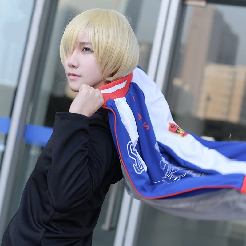 

New Anime Yuri on Ice Yuri Plisetsky Cosplay Coat Jacket Full Sets Yurio Cosplay Costumes School Idol Fancy Dress Outfits Adult