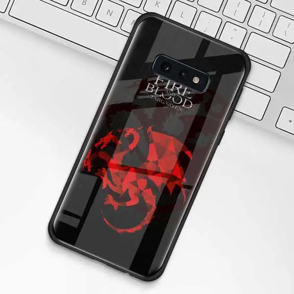 015 Чехол из закаленного стекла для samsung Galaxy S10 S10e S9 S8 S10 Plus Note 9 A50 A30 - Цвет: 015