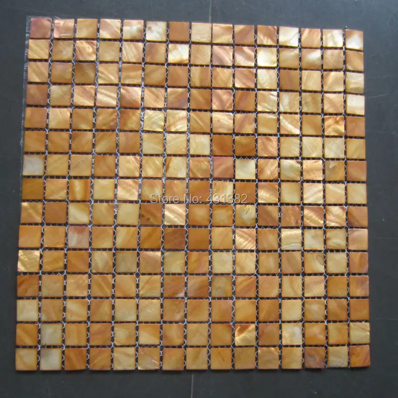 Мозаичная плитка золотистого цвета 305*305*2 мм|mosaic kitchen|mother homekitchen mosaics |