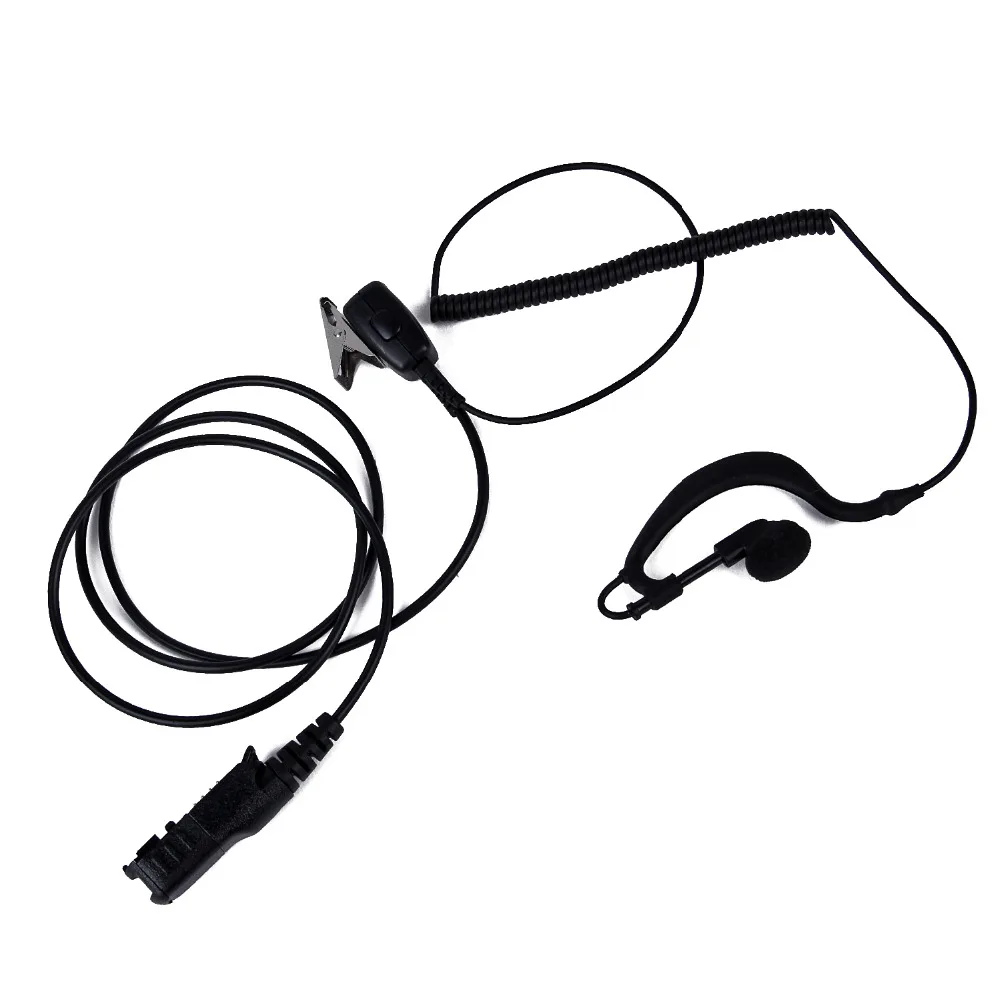 10PCS Headset Earphone for Motorola Walkie Talkie Radio XPR3300 XPR3500 XIR P6620 E8600 XIR P8260 P6600 P8668 Ear Hook Earpiece