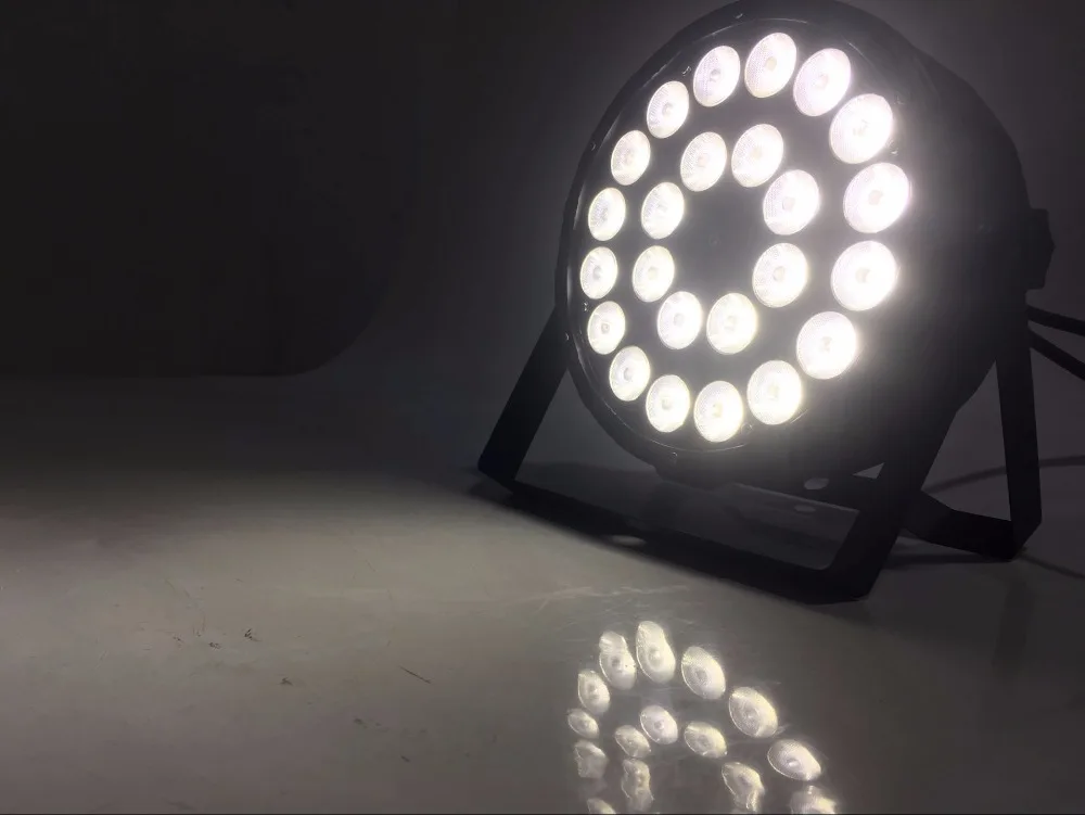 4 шт/RGBW 4in1 24X12W светодиодный Par Светильник dmx512 сцена плоский PAR диско светильник s