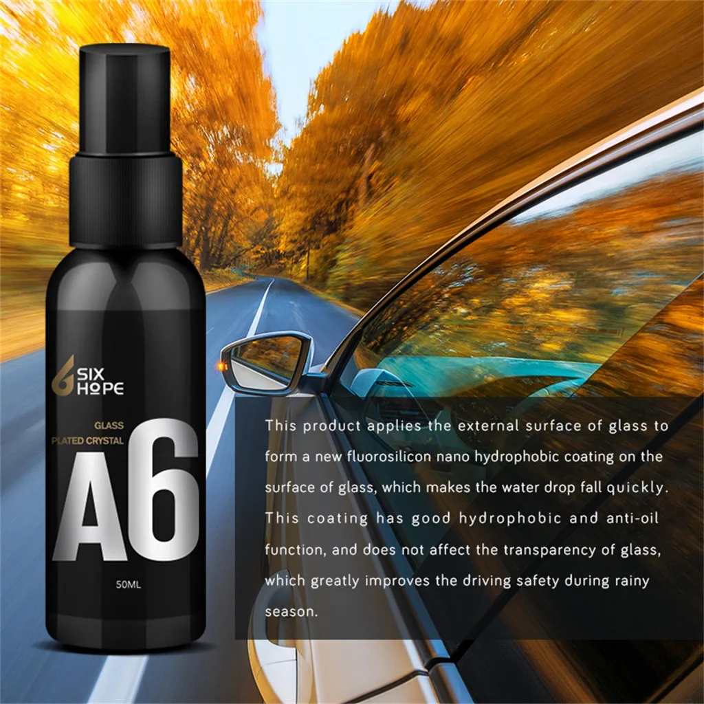 50ML 50 мл защита для полировки поверхности стекла автомобиля гидрофобное покрытие стекла жидкое керамическое покрытие для автомобиля Защита от царапин уход за краской - Цвет: 50ML