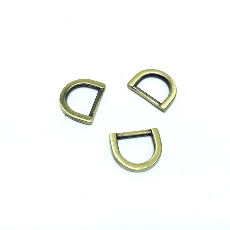 D Ring 1/2 inch (12mm) Bronze Brushed plated