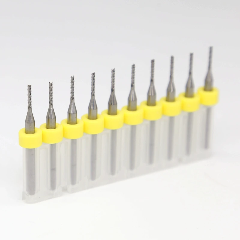 Станок для резки кукурузы 10 шт./лот 1 3 мм|end mills|cnc wood bitsrouter tool |