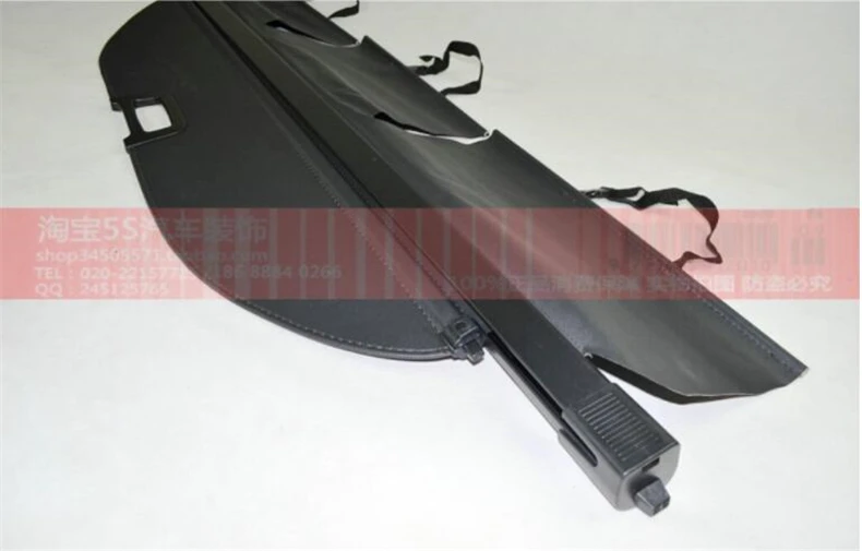 Black Для Ford S-MAX 2007 2008 2009 2010 2011 2012 2013 Задняя Крышка багажника, защитная Защита высокого качества, автомобильные аксессуары - Цвет: Black
