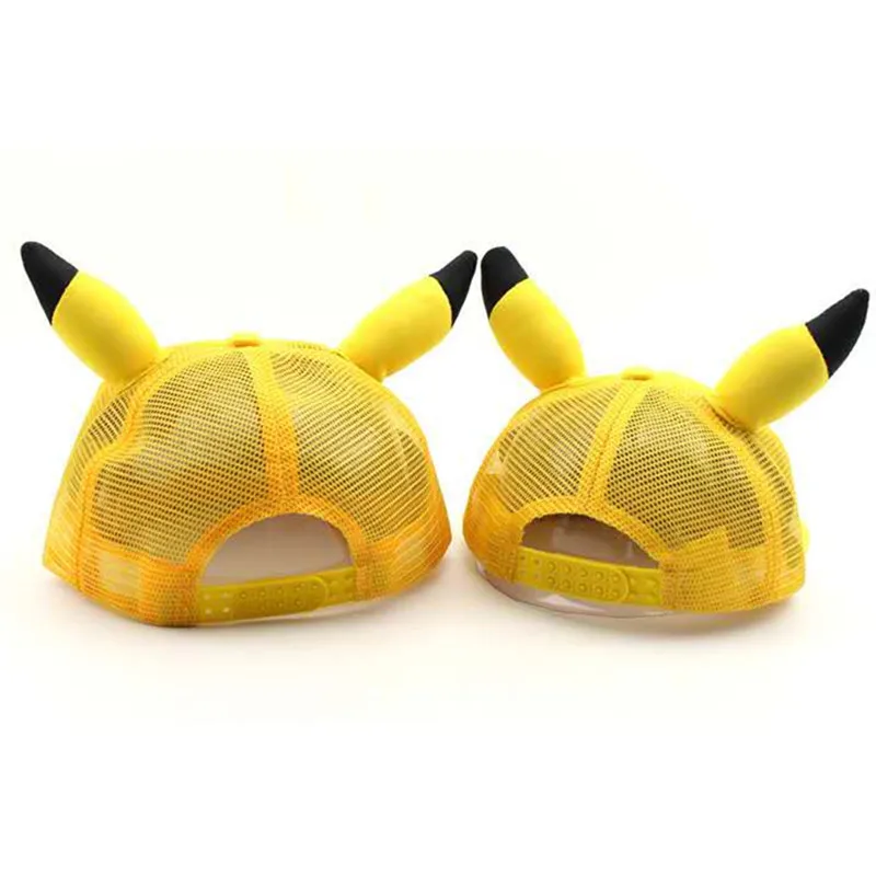 Хлопок новый фильм детектив шляпа Пикачу косплэй костюм Snapback унисекс Бейсбол