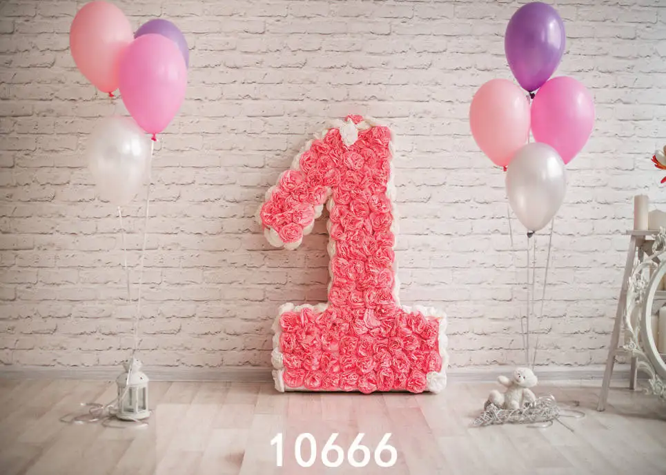 Фотофон 3X 5ft/5X3ft Виниловый фон для первого дня рождения торта вечеринки студийной