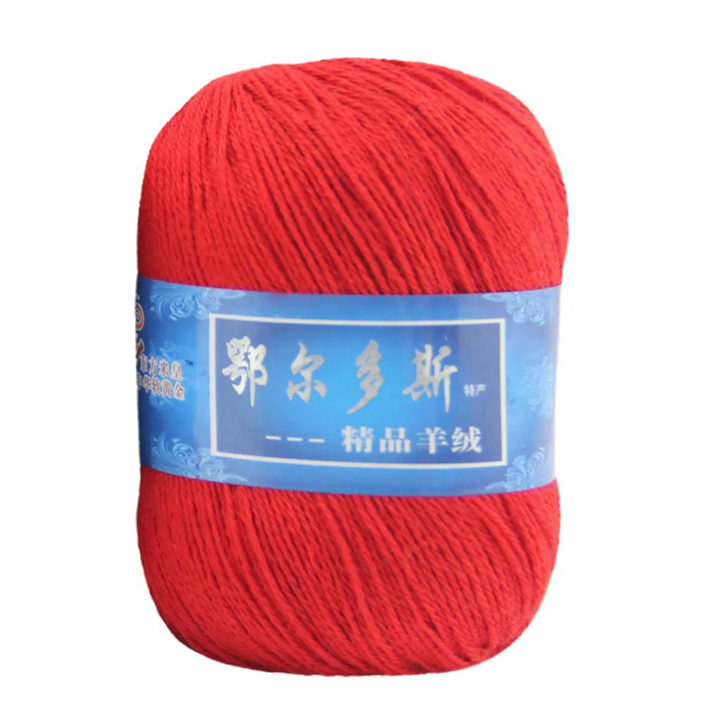 K 1pc Soft Cashmere Yarn Hand Mongolian Woolen DIY Weave Thread Cotton Yarn Fiber Yarn Hand Wool Crochet for DIY Sweater Scarf Hat - Цвет: K