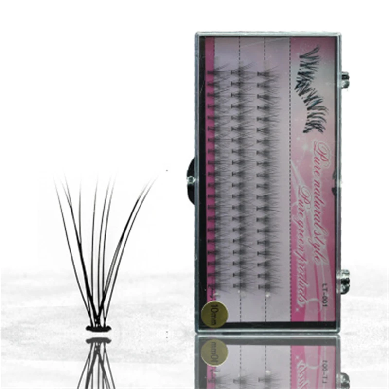 8/10/12/14mm Curl Natural Individual Cluster False Eyelash Eye Lashes Extension | Красота и здоровье